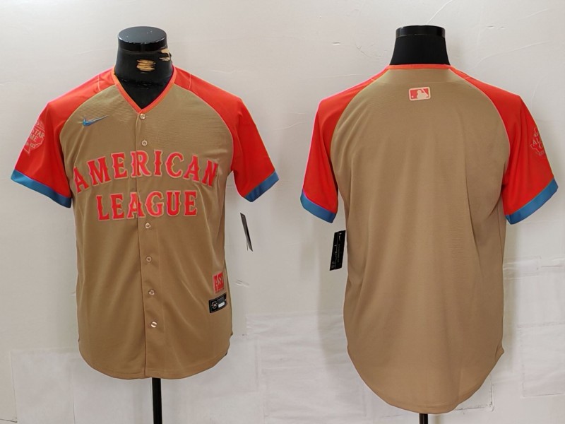 Men Baltimore Orioles Blank Orange All star 2024 Nike MLB Jersey style 1->baltimore orioles->MLB Jersey